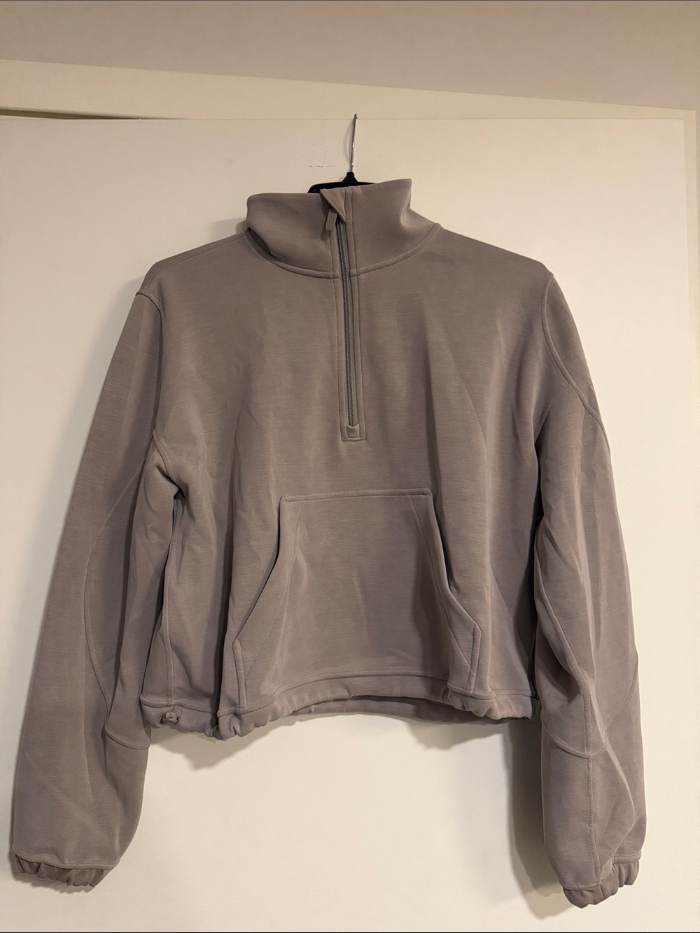lululemon athletica Women's Light Taupe Quarter-Zip Pullover Softstreme